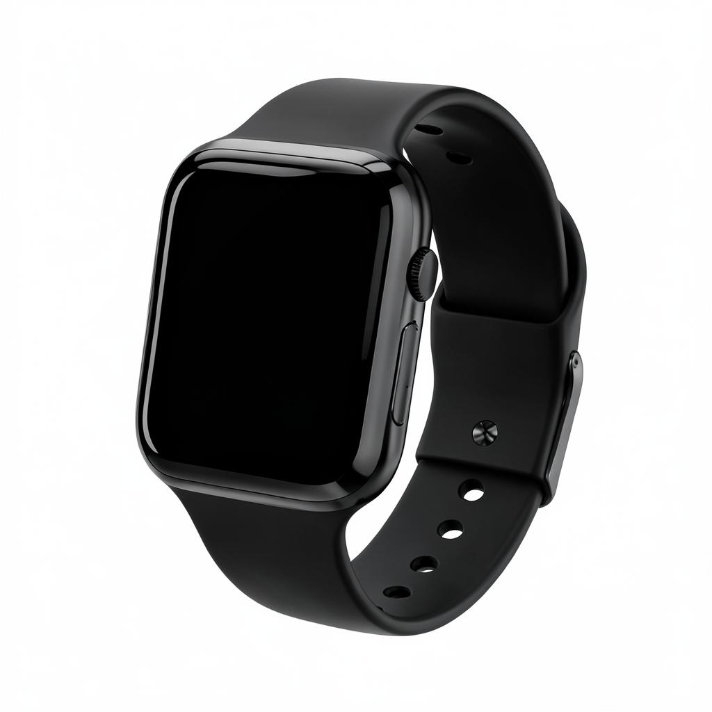 Apple Watch Series 10 - أسود لامع (ألمنيوم)